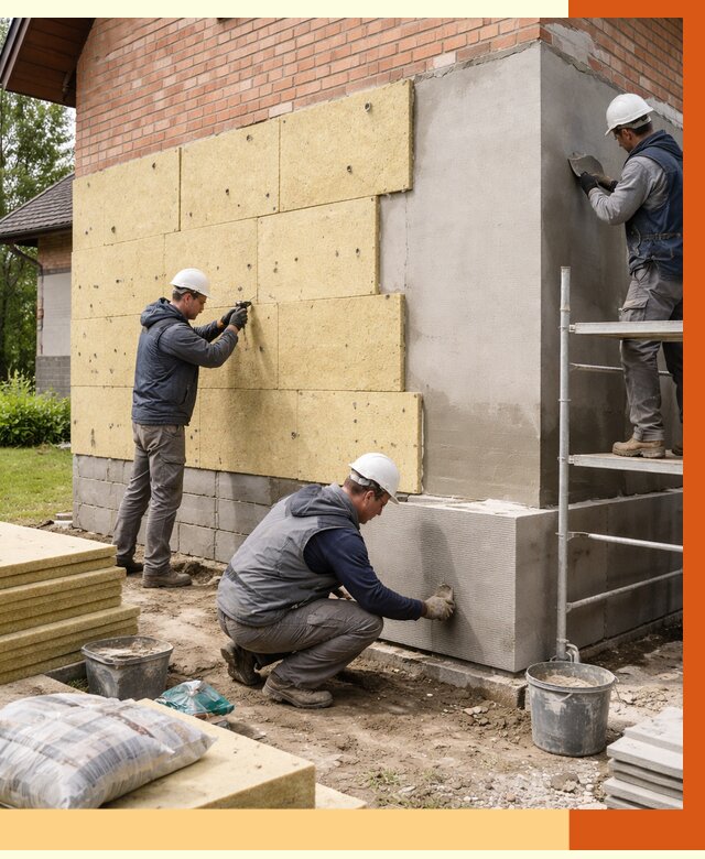 Утепление частного дома в Барабинске под ключ от 7618 руб/м2 — недорого | ТепломастерБбн