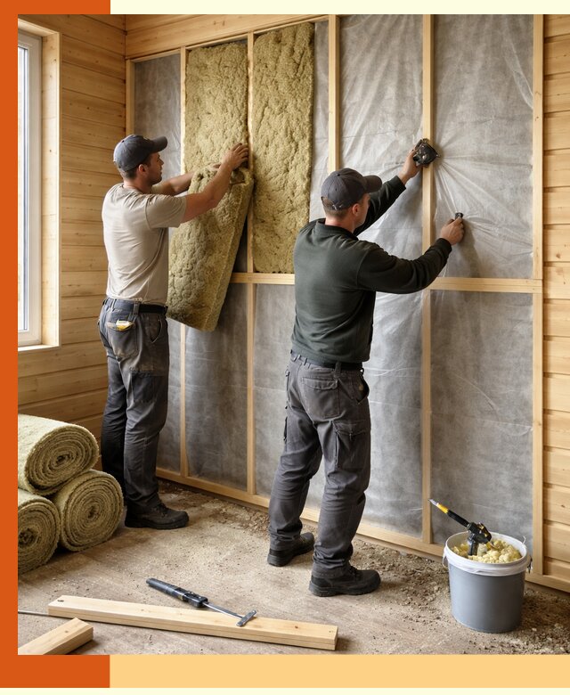 Утепление дома из минибруса в Барабинске: комплексные теплоизоляционные работы