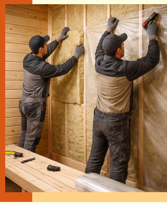 Профессиональное утепление сауны в Барабинске с гарантиями качества