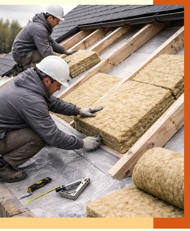 Утепление крыши в Барабинске от 1879 руб./м2 — комплексное утепление кровли | ТепломастерБбн