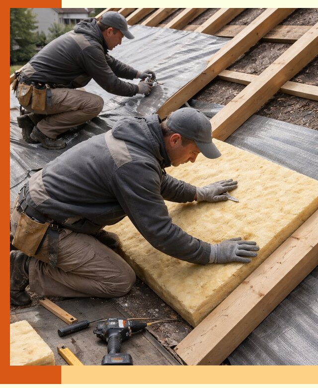 Профессиональное утепление крыши в Барабинске качественно и надежно