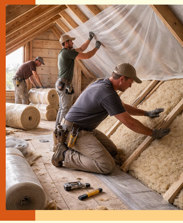 Утепление крыши изнутри в Барабинске: профессионально и надежно