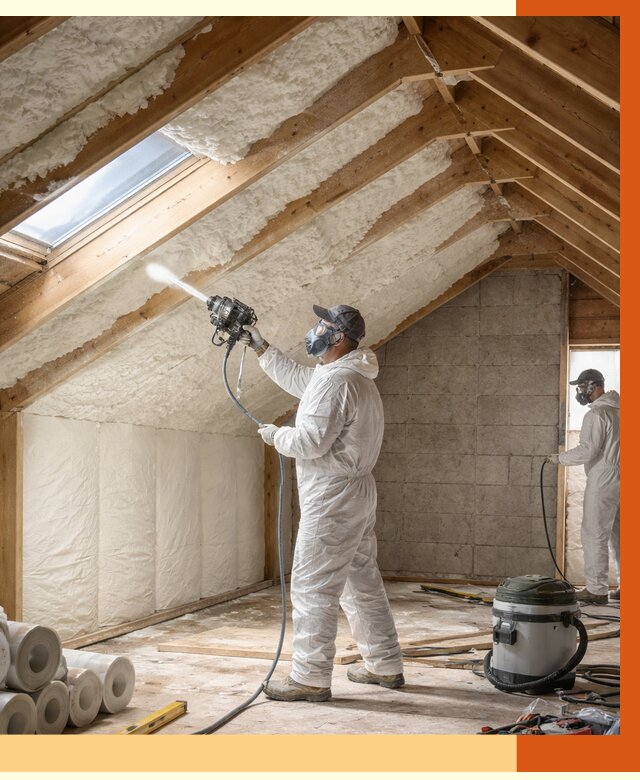 Утепление мансарды ППУ в Барабинске от 2793 руб./м² — заказать под ключ | ТепломастерБбн