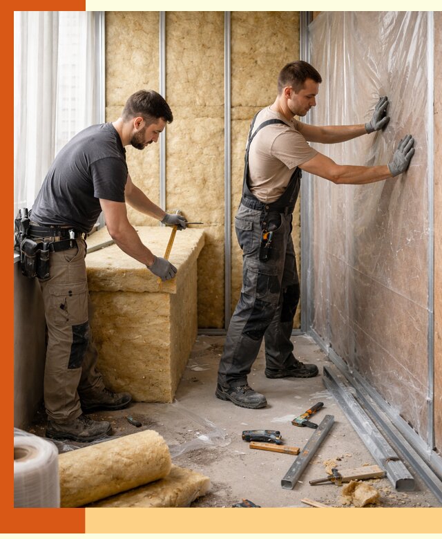 Профессиональное утепление лоджии в Барабинске эффективно и надежно