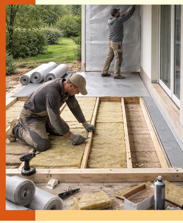 Утепление террасы в Барабинске — тепло и защита круглогодично