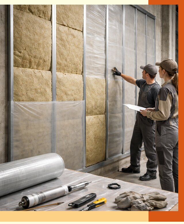 Утепление склада химсырья в Барабинске от 4571 руб. под ключ | ТепломастерБбн