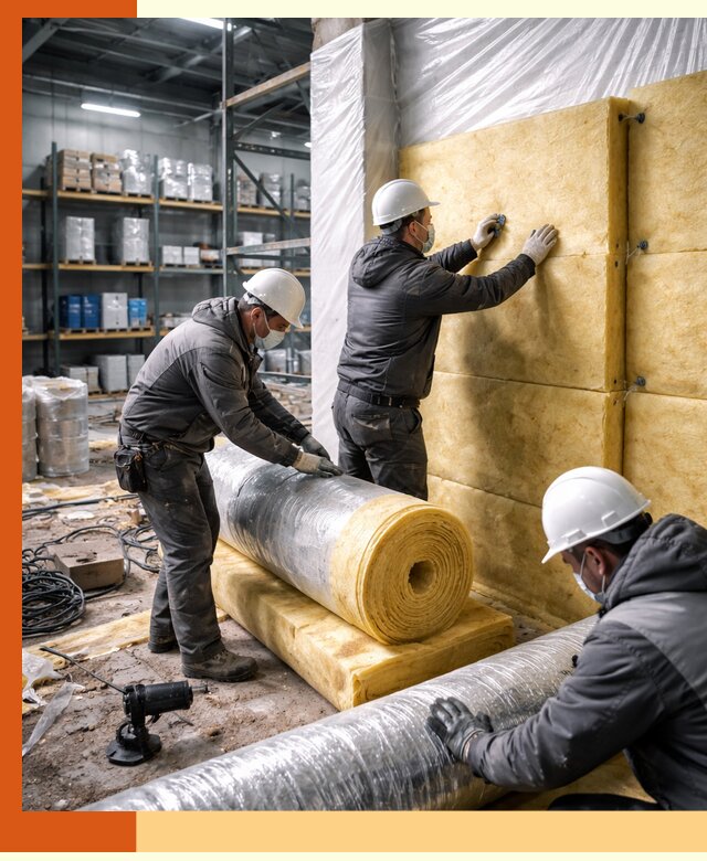 Утепление склада химсырья в Барабинске: безопасная и эффективная изоляция