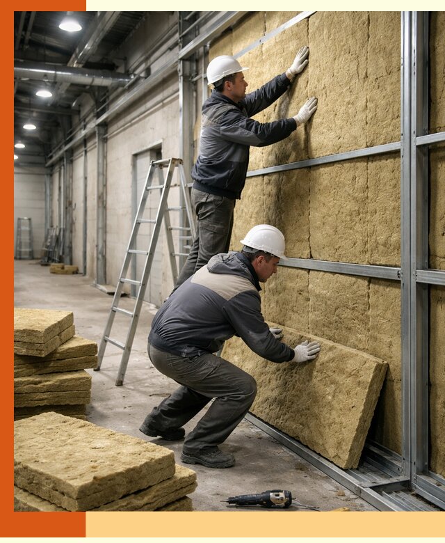 Утепление цеха под ключ в Барабинске с гарантией качества