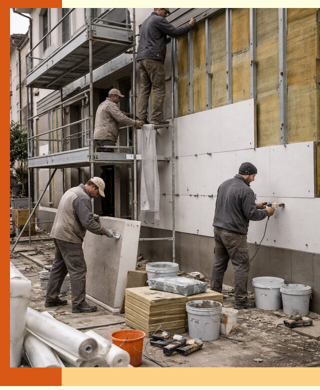 Утепление гостиницы под ключ в Барабинске с гарантией качества