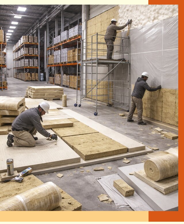 Утепление складского терминала в Барабинске от 7618 руб./м² под ключ | ТепломастерБбн