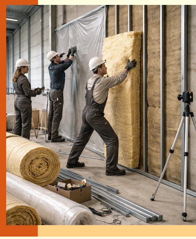 Утепление складского терминала в Барабинске профессионально и надёжно