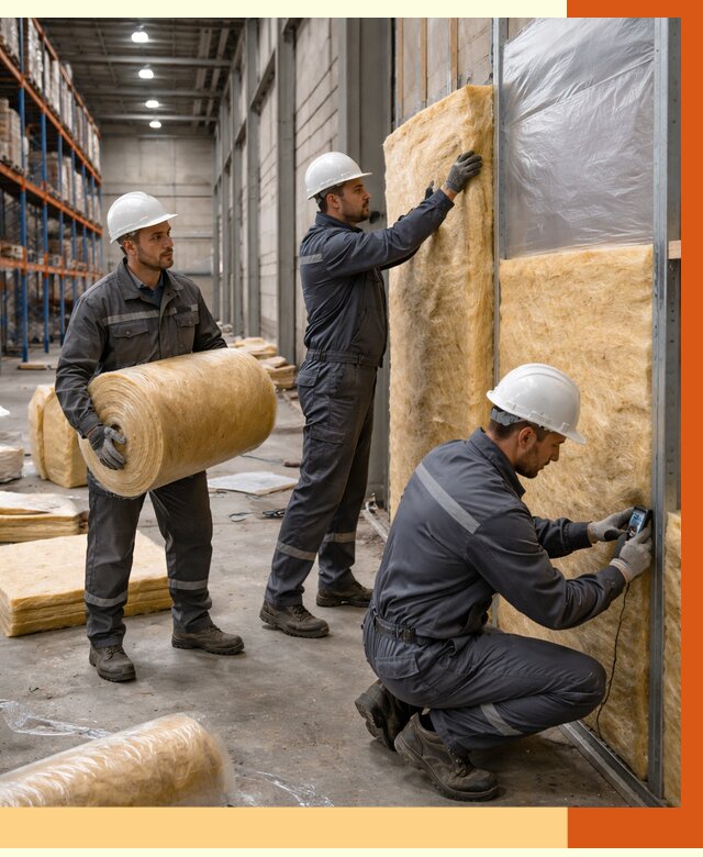 Утепление логистического центра в Барабинске от 4571 руб/м² под ключ | ТепломастерБбн