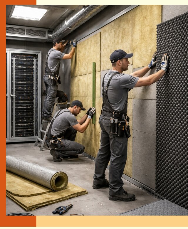 Утепление серверной комнаты профессионально в Барабинске