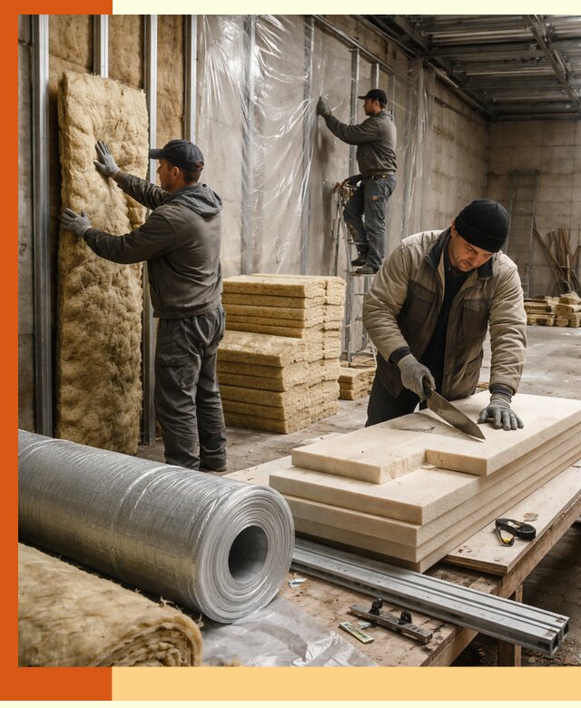 Утепление торгового склада в Барабинске с энергоэффективными решениями