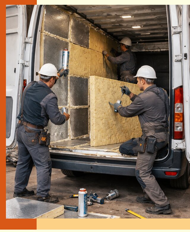 Утепление фургона-рефрижератора в Барабинске для сохранения температуры