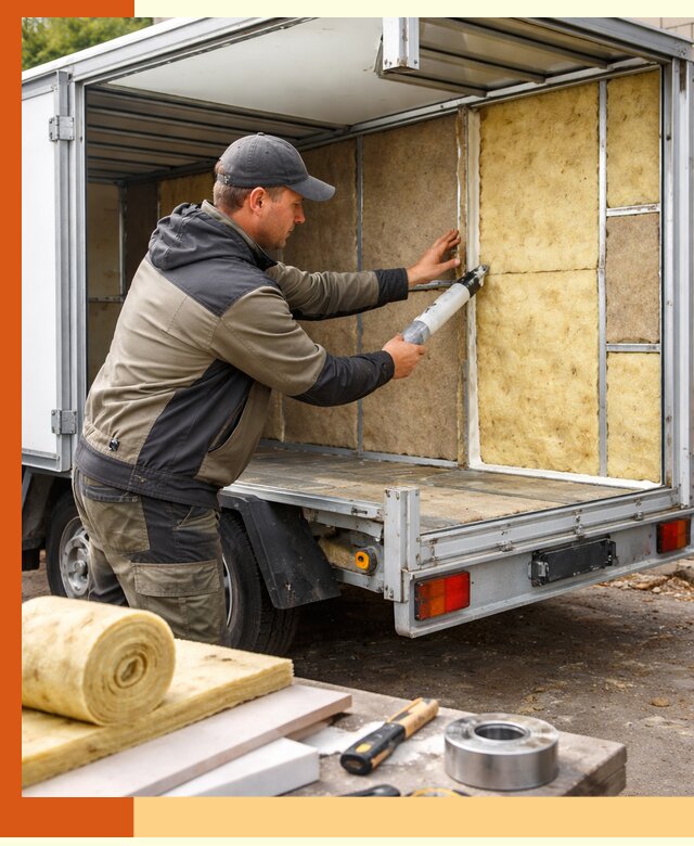 Профессиональное утепление прицепа в Барабинске для любых условий