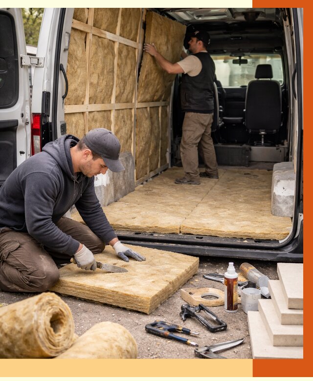 Утепление кемпера в Барабинске под ключ от 12188 руб. — профессионально | ТепломастерБбн