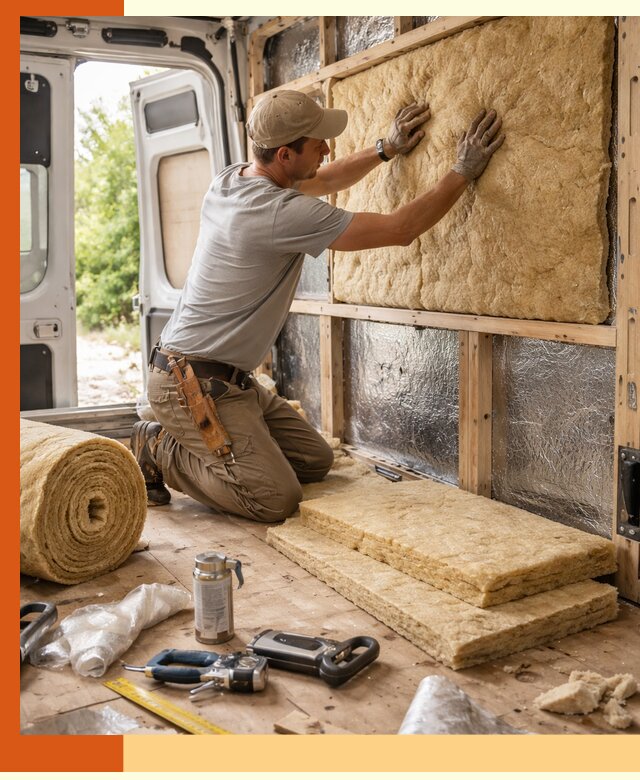 Утепление кемпера под ключ в Барабинске с гарантией качества