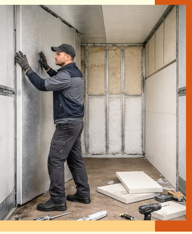 Утепление холодильного кузова в Барабинске от 13712 руб. под ключ | ТепломастерБбн