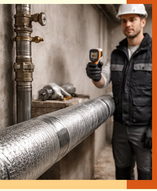 Утепление труб водоснабжения в Барабинске от 8633 руб. за м² — услуги ТепломастерБбн