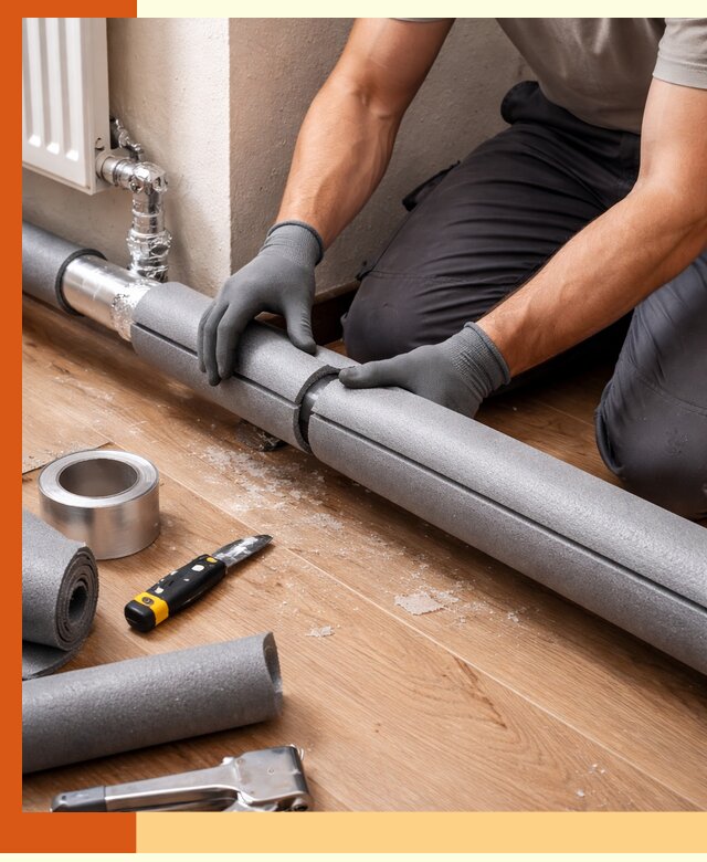 Утепление труб отопления в Барабинске: теплоизоляция и защита сети