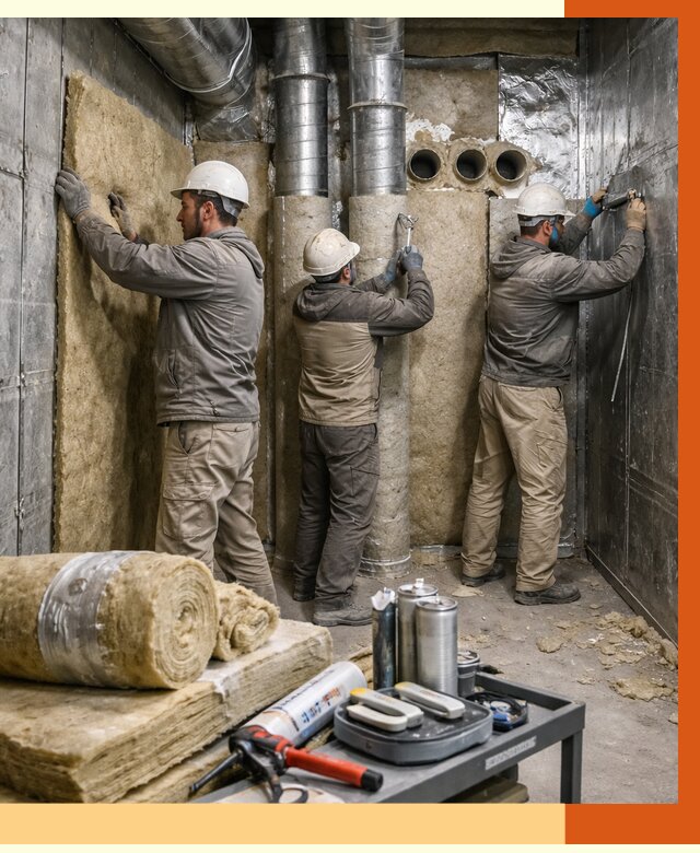 Утепление венткамеры в Барабинске под ключ от 1473 руб. — профессионально | ТепломастерБбн