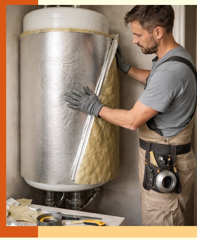 Утепление бойлера в Барабинске для снижения теплопотерь и экономии энергии