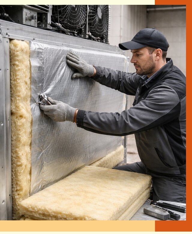 Утепление холодильного агрегата в Барабинске от 8633 руб. под ключ | ТепломастерБбн