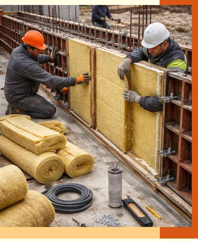 Теплоизоляция опалубки в Барабинске от 7313 руб. за м2 — услуги и монтаж | ТепломастерБбн