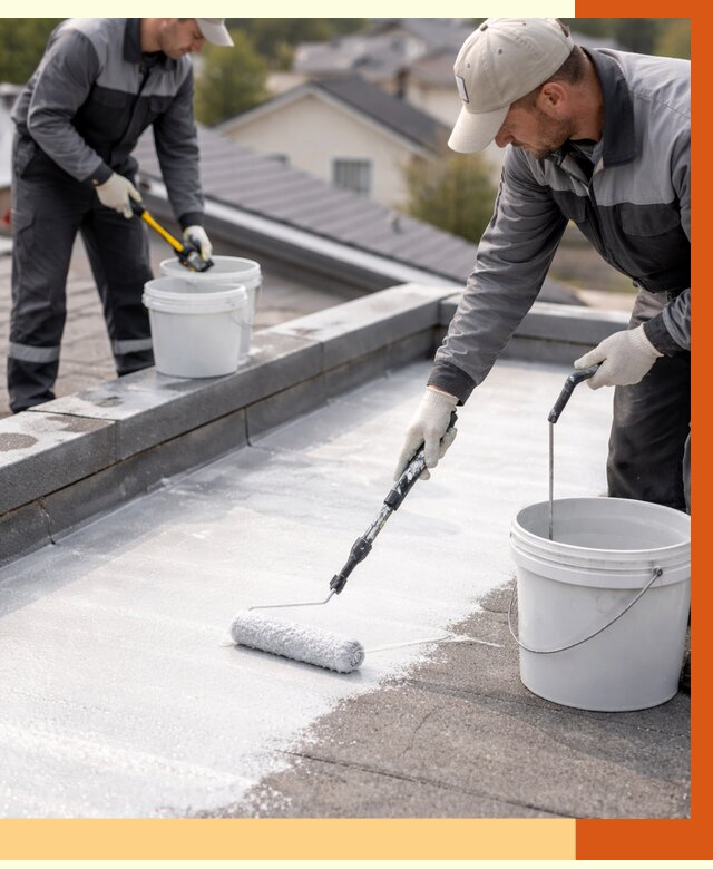 Утепление кровли жидкой теплоизоляцией в Барабинске от 2184 руб./м2 | ТепломастерБбн