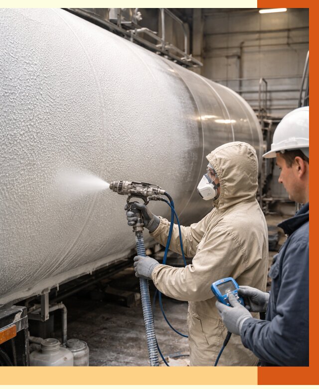 Утепление автоцистерны жидкой теплоизоляцией в Барабинске от 14728 руб. под ключ | ТепломастерБбн