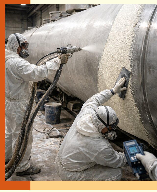 Утепление автоцистерн жидкой теплоизоляцией в Барабинске