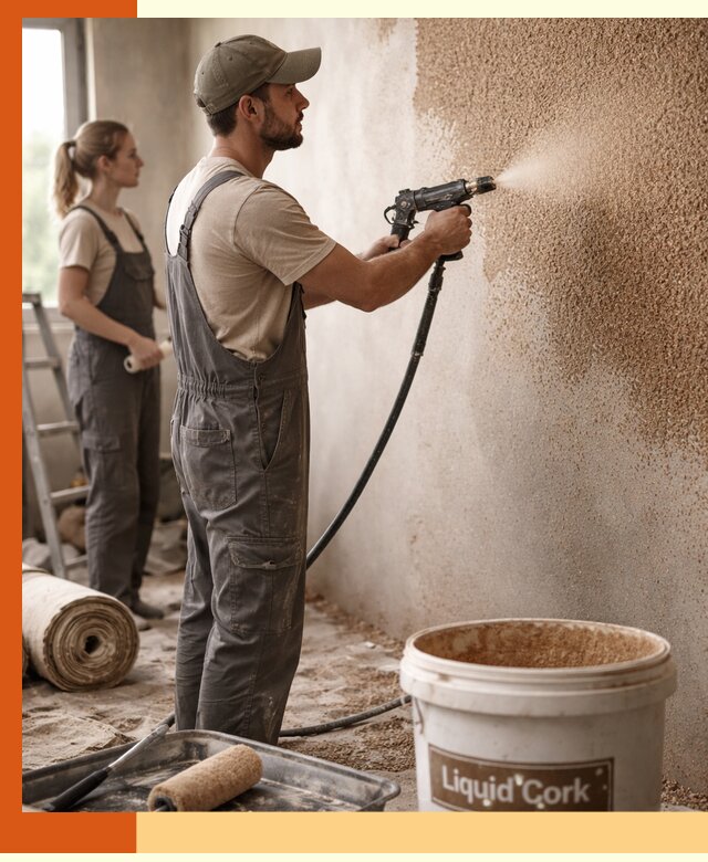 Утепление стен жидкой пробкой в Барабинске эффективное и долговечное