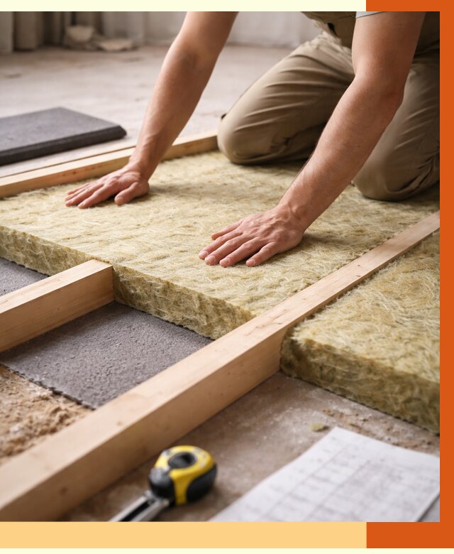 Шумоизоляция пола в Барабинске от 1270 руб./м² — профессиональная звукоизоляция | ТепломастерБбн