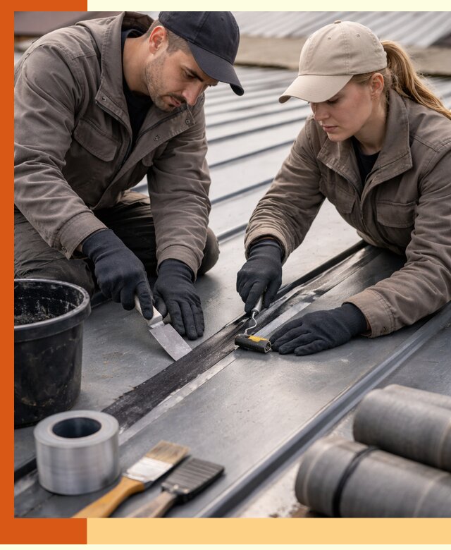 Гидроизоляция фальцевой кровли в Барабинске качественно и надежно