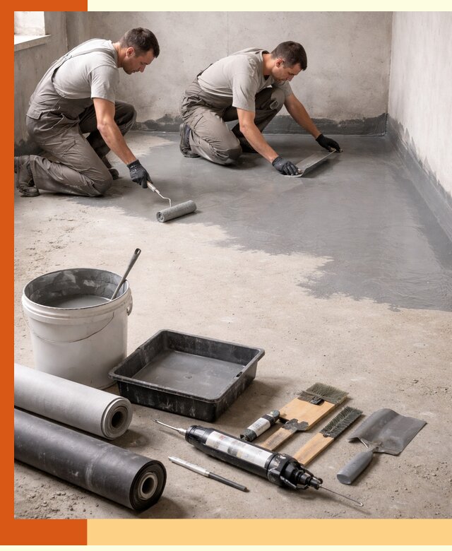Гидроизоляция пола в Барабинске — надежная защита от влаги и протечек