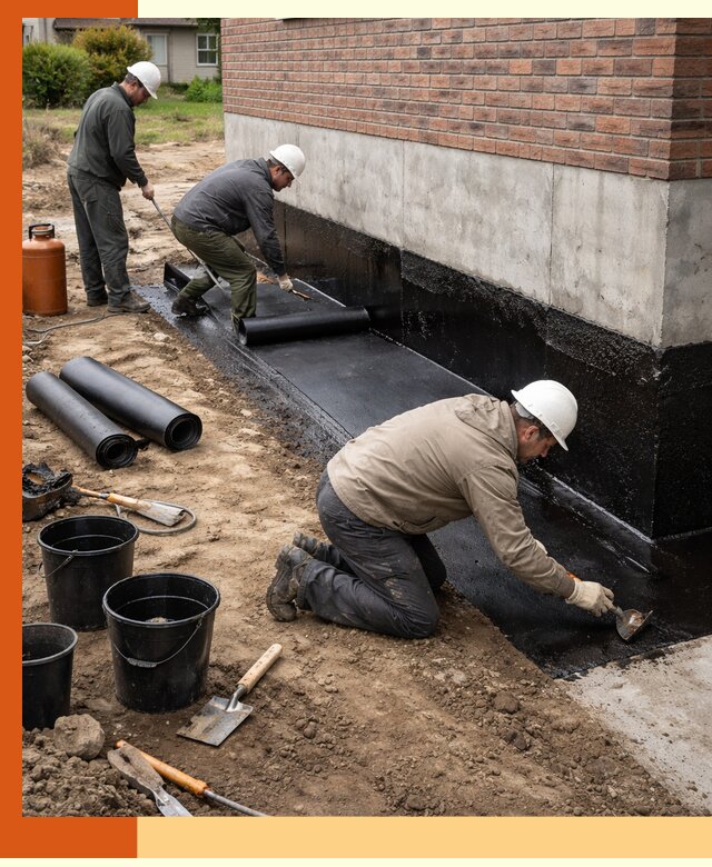 Гидроизоляция фундамента в Барабинске: надежная защита строений