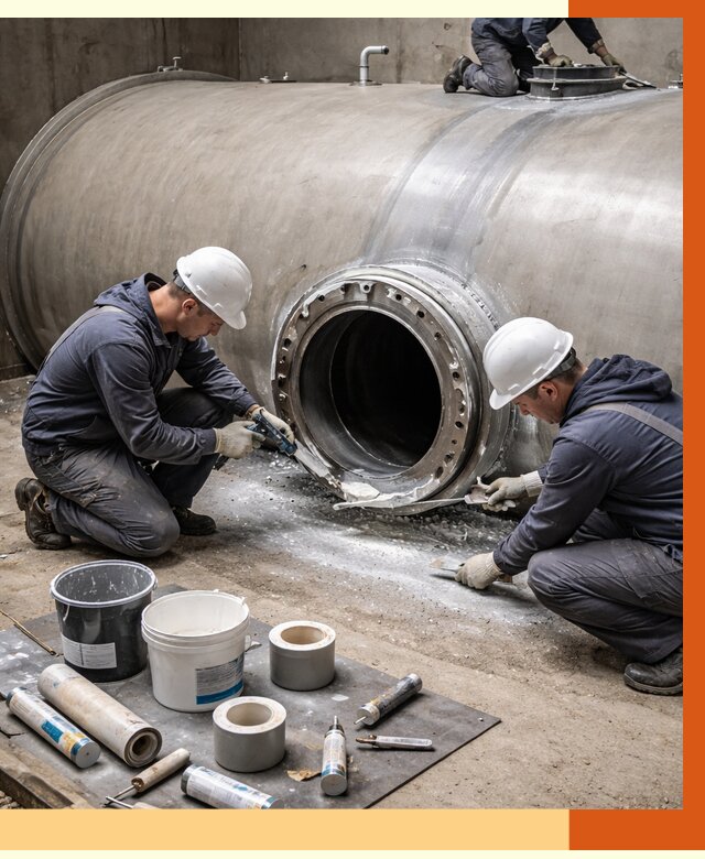 Гидроизоляция резервуара с топливом в Барабинске от 76178 руб. под ключ | ТепломастерБбн