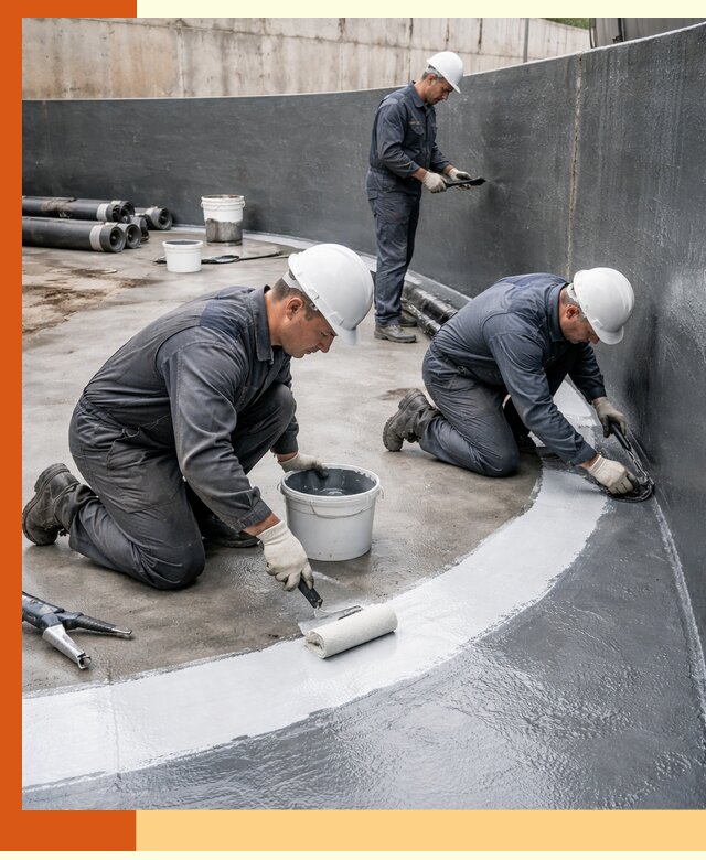 Гидроизоляция резервуара для топлива в Барабинске