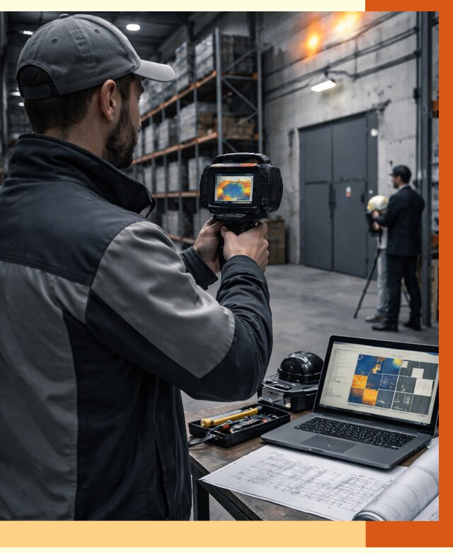 Тепловизионное обследование склада в Барабинске от 6602 руб. | ТепломастерБбн