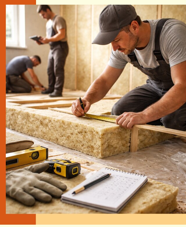 Расчет толщины утеплителя для зданий и помещений в Барабинске